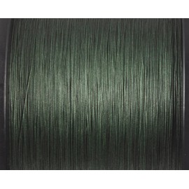 GumMAX 8X Stealth Braided Fishing Line 1640 Yards / 80 LB Abrasion Resistant Superline Zero Stretch & Smaller Diameter Confuse & Catch Big Fish Better in Saltwater & Freshwater (Blackish Green)