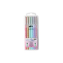 Uchida Of America Le Pen Flex Pastel Colors Art Supplies, 6 Count (Pack of 1)