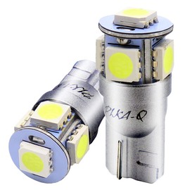 Pikakyu 20209 Toyota Land Cruiser Prado [150 Series Late] LED License Lamp, T10, 5 Rungs, 90 lm, White, Aluminum Board Included, 2 Pieces, 18 Months Warranty