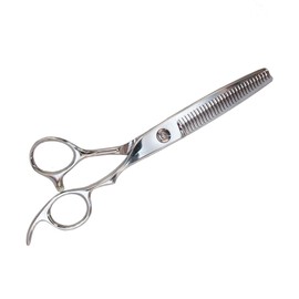 BambooMN 6" Japanese Stainless Steel Precision Static Thinning Beauty Barber Salon Hair Scissors Shears, 2 Pieces