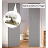 3/4 Inch Sliding Pocket Door Rollers Assembly, Sliding Door Wheels