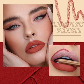 12 Farben Lip Liner Set Wasserdicht Lip Liner Lippenstift Nicht Transfer, Nicht Abfärben, Langer Halt Lippenkonturenstift