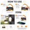 Rechargeable Camping Lantern for Outdoor Use – 4-Mode LED Tent