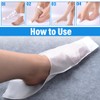 ZORVUJI 2 Pieces Compression Stockings Open Toe Sock Dressing Aid