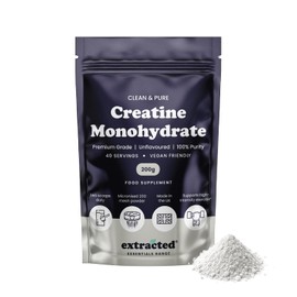 Pure Creatine Monohydrate Powder, 200g, 40 Servings