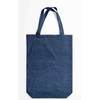 Green Fish Denim Tote Bag Printed Shopping Bag Machine Washable