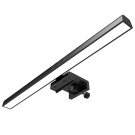 Meichoon Computer Display Light Bar Screen Eye Protection LED Desk Lamp USB Reading 3 Light Modes Brightness Adjust LE11 Black