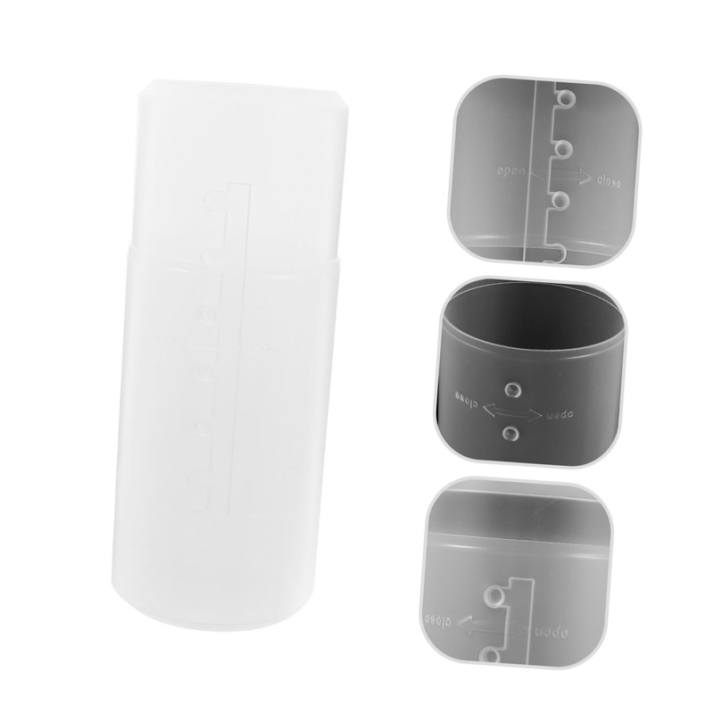 LIFKOME Makeup Brush Travel Container 3pcs Brush Holder Cover Makeup