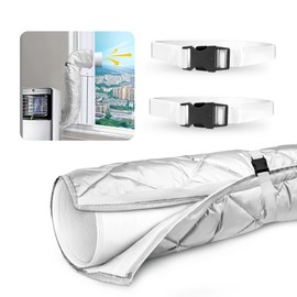 Quilting Air Conditioner Hose Cover,Portable AC Hose Insulation Sleeve with 2 Adjustable Buckle Straps,Cover for Portable AC 5.9" Diameter Hoses