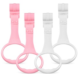 Veemoon Baby Pull Up Rings, 4 Pcs Baby Pull Up Rings for Playpen Learn to Walk for Infant Toddler Practice Tool Training Tools Accessories