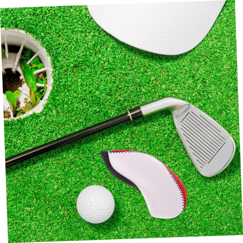 Kisangel Elegant Golf Iron Head Covers 10 Pack Soft Neoprene