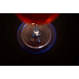 Cazador-del-sol ® - The Original | James | Pack of 2 | Glass Coasters Blue | Diameter 10 cm