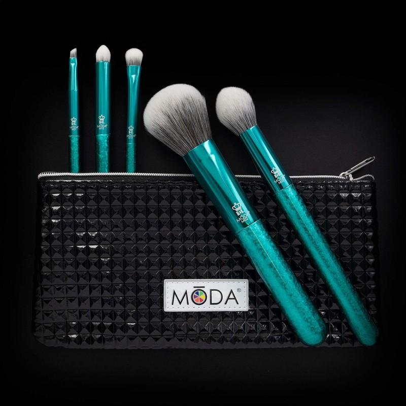 Royal & Langnickel MODA Full Size Crackle 6pc Makeup Brush