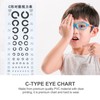 iplusmile 5sheets Visual Examination Chart Wall Eye Testing Chart for
