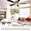 Bronze Ceiling Fan Pull Chain Extender Decorative, 2Pcs Butterfly and