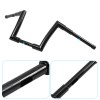 ZXMT 10" Gloss Black Rise APE Hanger Handlebar 1-1/2" DNA