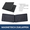 Perixx PERIBOARD-805 Ergo, Bluetooth 5.1 Faltbare ergonomische Tastatur, Ultra-dünnes tragbare