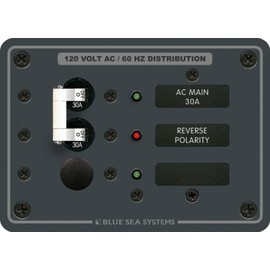 Blue Sea 8029 AC Main +1 Position Breaker Panel (White Switches)