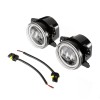 Bricologht 4PCS 7" LED Headlight & 4'' Fog Light Combo