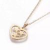 Unbranded Stainless Steel Set Earring Pendant Necklace Heart Star Gold
