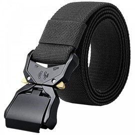 D555 Mens Dale Big Tall Kingsize Webbing Heavy Duty Tactical Belt - 5XL
