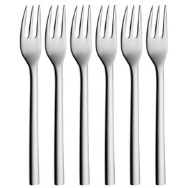 WMF Cake Forks Set, Stainless Steel Silver, 21.1 x 17.5 x 2 cm