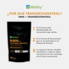 🔬💙 Wellthy NMN + Trans-Resveratrol | 180 Cápsulas | Energía