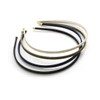 VINGTAINE HK-263-BK- 2 Simple Headband Hair Accessories, Slim, Simple, Office