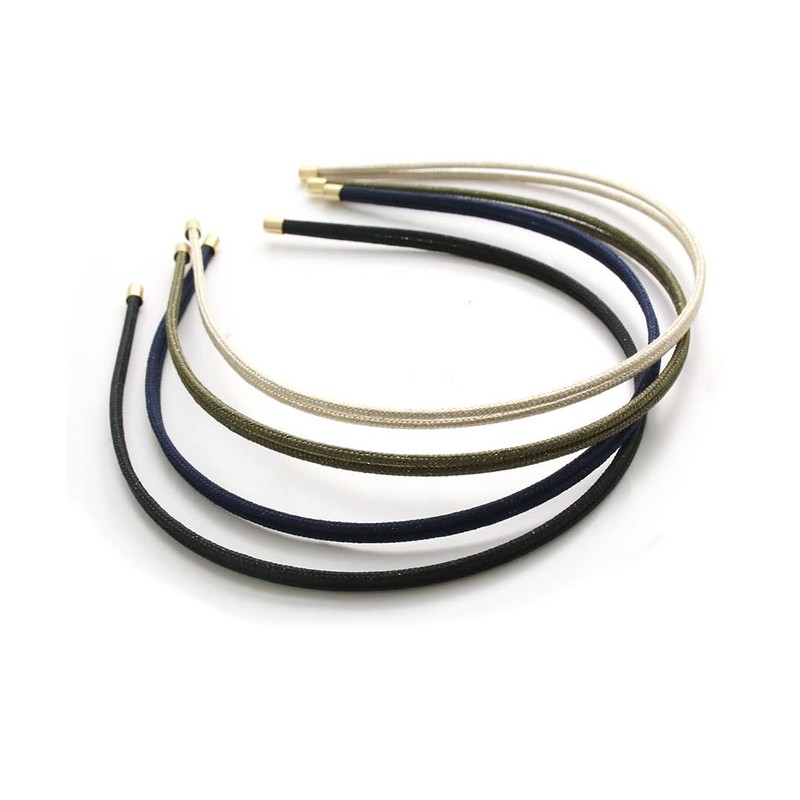 VINGTAINE HK-263-BK- 2 Simple Headband Hair Accessories, Slim, Simple, Office