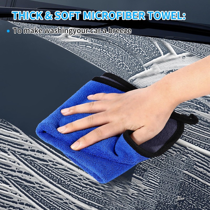 Wontolf 62'' Car Wash Brush With Long Handle - Chenille