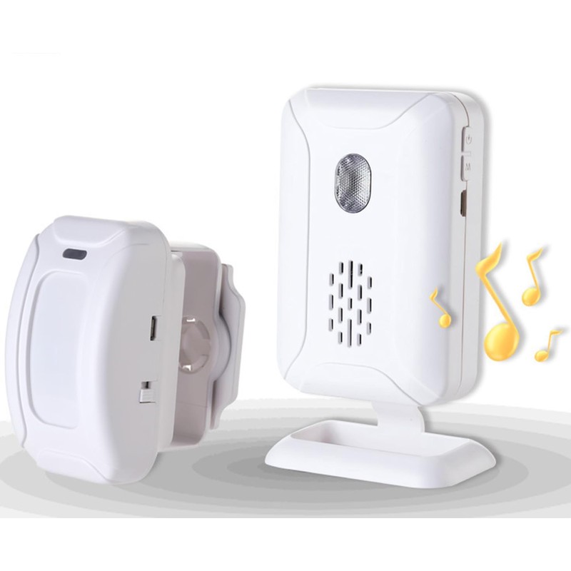 Meichoon Wireless Motion Sensor Alarm Home Security Warning System Doorbell