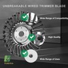 10 Inch Unbreakable Wired Trimmer Blade, Steel Wire Cutter Trimmer