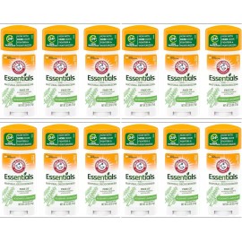 Arm & Hammer Essentials Rosemary Lavender Deodorant 2.5 oz, Pack Of 12