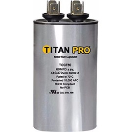 JS-Tecumseh TOCF15 Dual Rated Motor Run Capacitors Oval