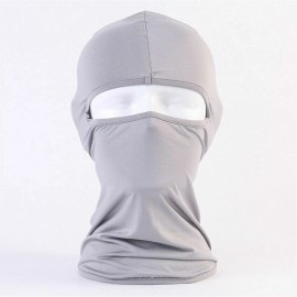 Unbranded Winter Windproof Fleece Ski Mask Balaclava Headwear Unisex Neck Gaiter Scarf - thin gray