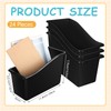Fuutreo 24 Pieces Book Bins Book Binder Bins Book and