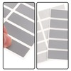 LIOOBO 50pcs Scratch Card Stickers with Silver Film to Write