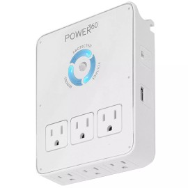 Panamax360 P360-Dock Power360 6 Outlet Wall Dock / USB Charging Station