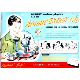 Atomic Uranium Fridge Magnet Gilbert Energy Lab Kids 1950's toy chemistry set