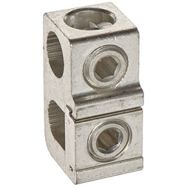 Morris Products 91018 Aluminum Parallel & Tee Tap Connectors Main: 250-1/0 Tap: 250-#6, 1-Pack