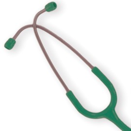 Gima Classic dual head stethoscope - dark green tube, littmann type stethoscope, professional stethoscope
