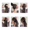 UUYYEO 4 Pcs Birds Nest Hair Clips Expandable Ponytail Hairpin