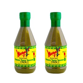 Macayos Mexican Style Taco Sauce & Chip Dip 16oz - Green Sauce (2 Pack)