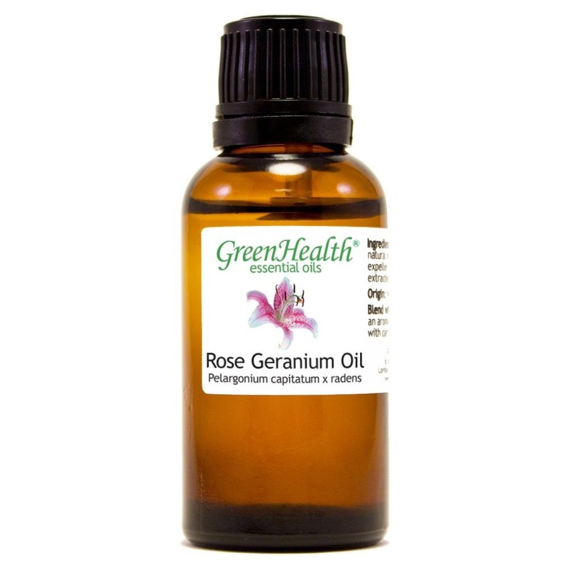 Rose Geranium Essential Oil - 1 fl oz (100% Pure
