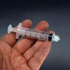 50 Pack 5ml Syringes Luer Lock with Measurement, Plastic Syringe