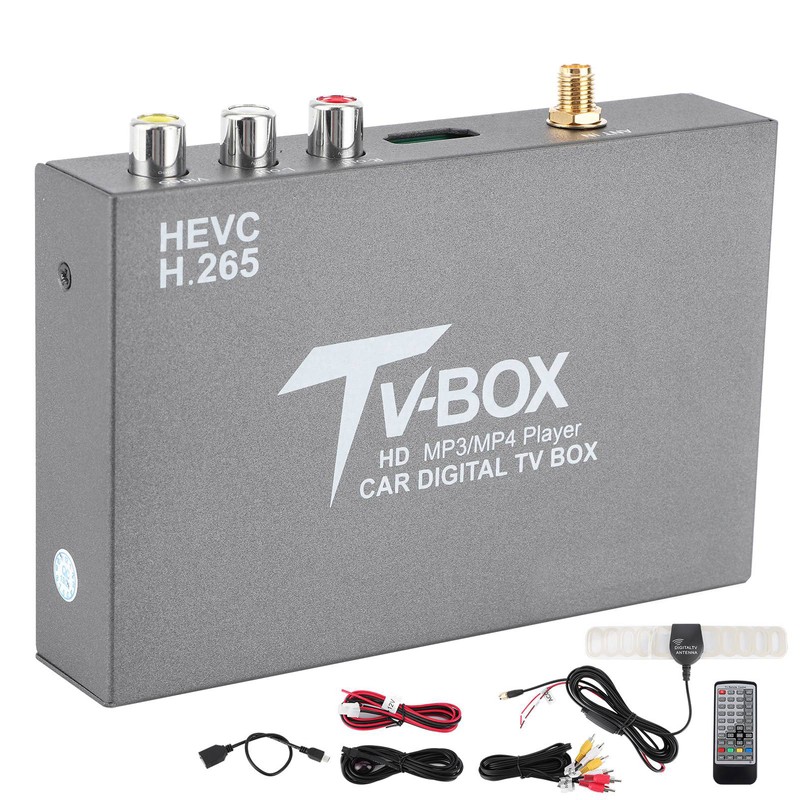 Car Digital TV Box Receiver Standrad H.265 6M/7M/8M Channel Band