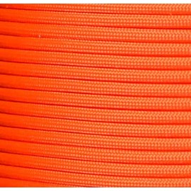 US Ropes Tactical Nylon Micro Cord 1.18mm X 125ft Lightweight Braided Cord (3/64" Diameter) on Spool Camping Boating Home Fishing Garden Jewelry 90lb Test Breaking Load (Neon Orange)