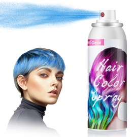ONE-TIME USE Blue Hair Spray Hair Dye Spray Temporary Hair Spray for Crazy Hair DayTemporary Hair Dye Spray Temporary Hair Color Spray-On 1-Day Washable 100ML for Cosplay Festival