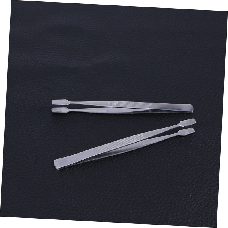 DOITOOL 3pcs Stainless Steel Stamp Nipper Tweezers Lightweight Precision Tools