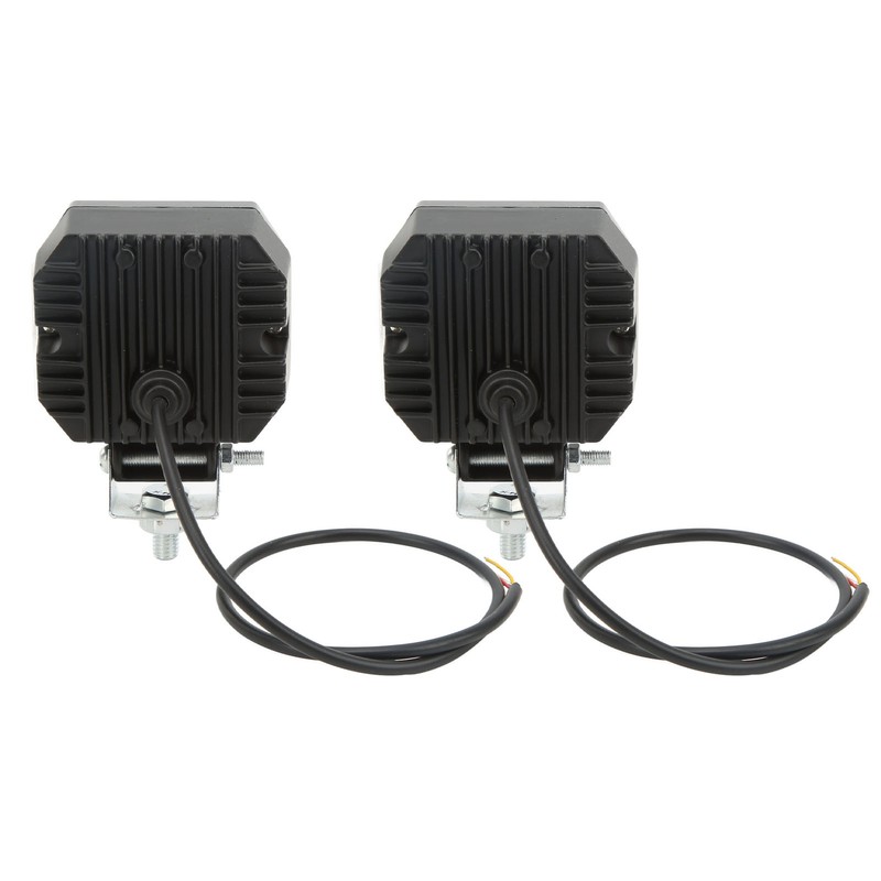 20 W 6500K LED Square Light Bar Spotlight DRL Angel